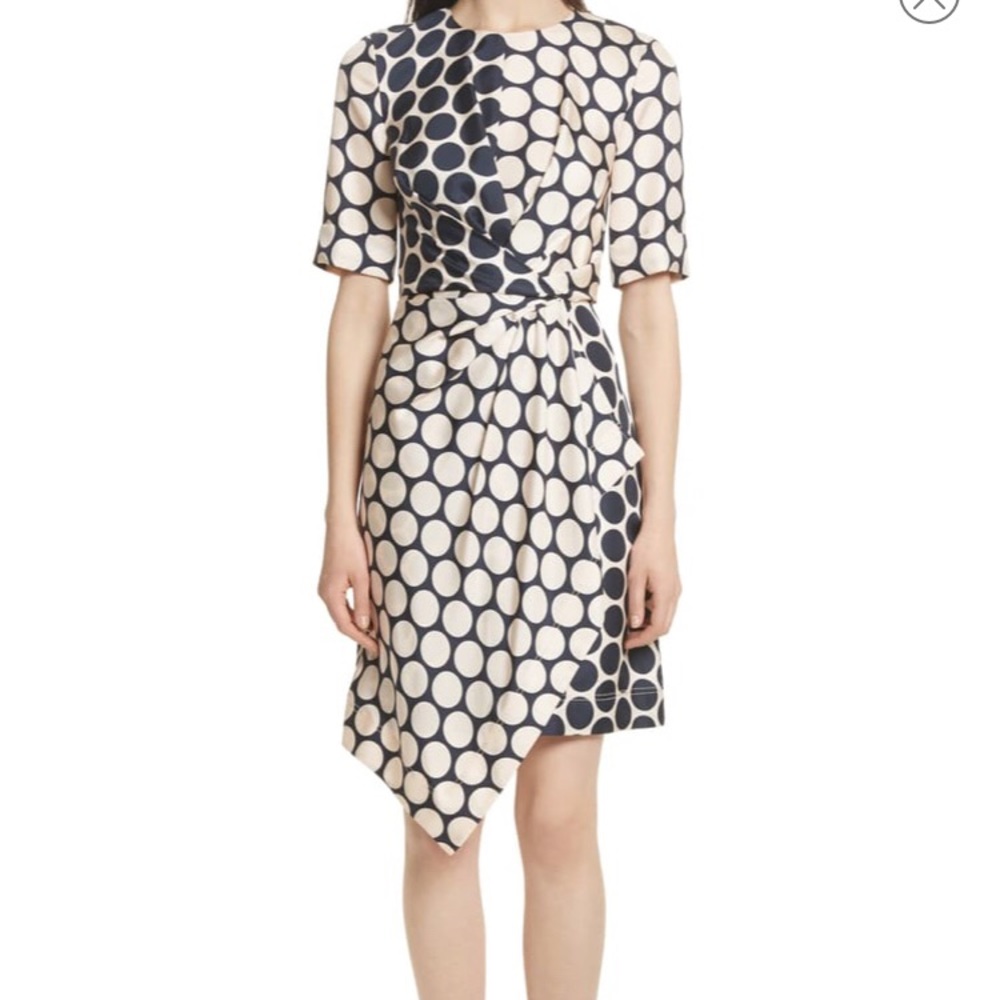 Grey by Jason we polka dots dress size 8